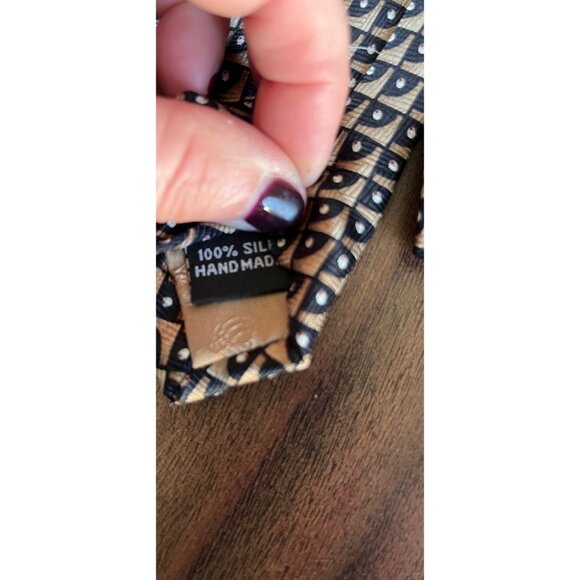 Vintage Men’s Bill Robin Son Tie Handmade All 100% Silk Tie Handmade In China - Picture 6 of 7